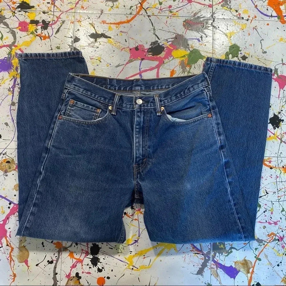 Levi’s 550 Relaxed Fit Blue Jeans 33x30 - Picture 1 of 6